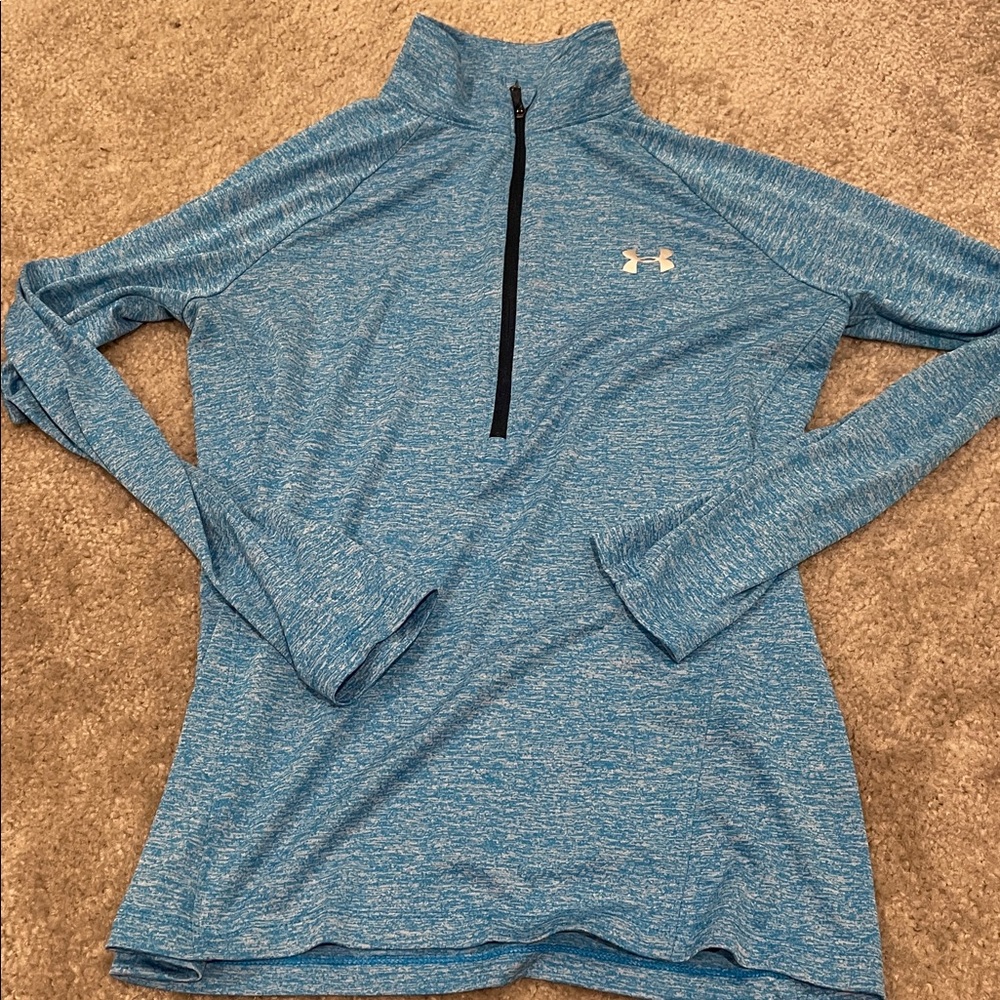 Under Armour Heathered Blue Performance Pullover
